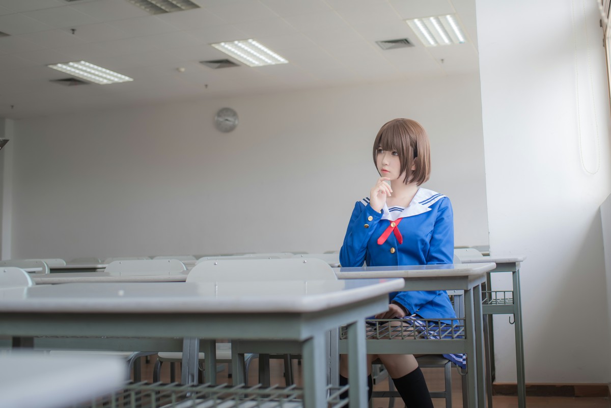 图片[3]-白金Saki写真 – 校服 – COSPLAY-御萝部落