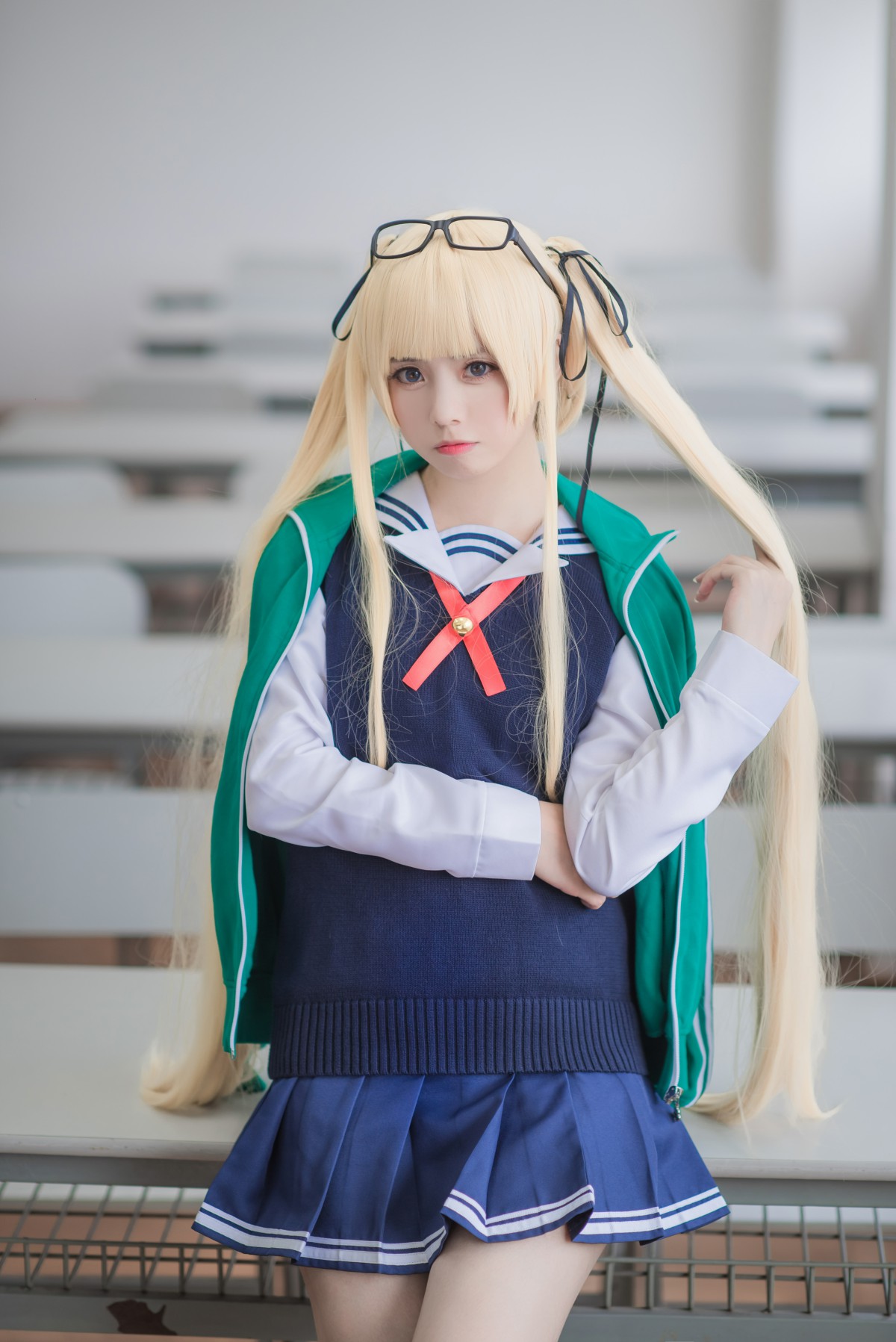 图片[11]-白金Saki写真 – 校服 – COSPLAY-御萝部落