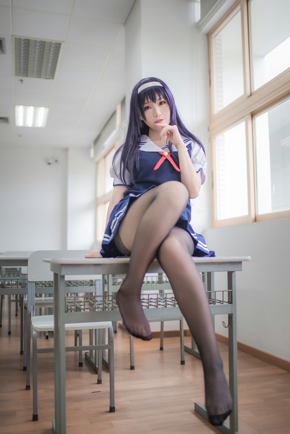 图片[15]-白金Saki写真 – 校服 – COSPLAY-御萝部落