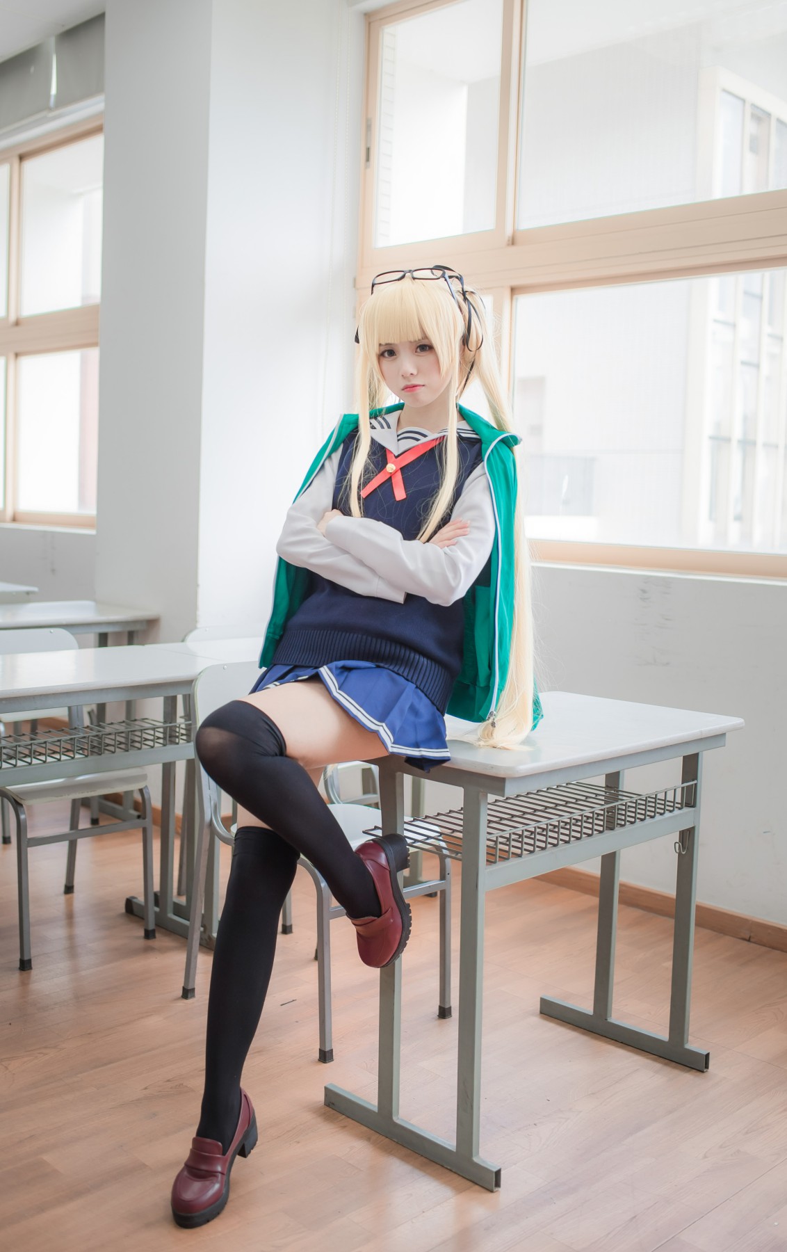 图片[26]-白金Saki写真 – 校服 – COSPLAY-御萝部落